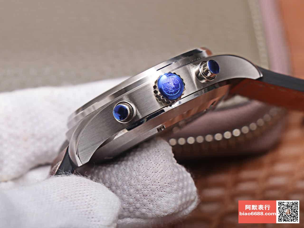 파일럿 크로노그래프 레이싱 그린 다이얼 레더 스트랩 / ZF IW377726 / 43mm / 크기 43mm 두께 15mm Cal.7750 무브