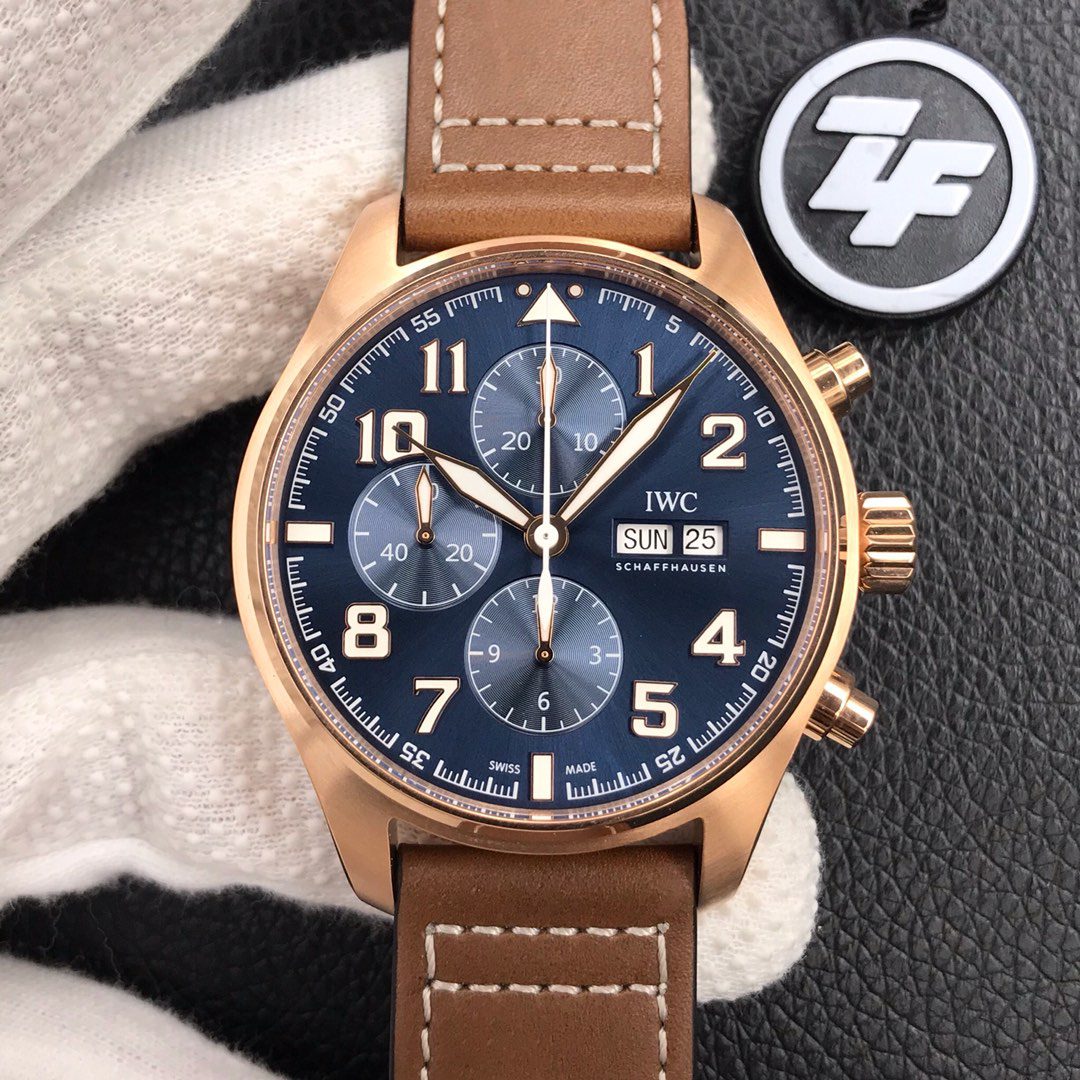 파일럿 크로노그래프 어린왕자 에디션 레더 스트랩 / ZF IW377721 / 43mm / 크기 43mm 두께 15mm Cal.7750 무브