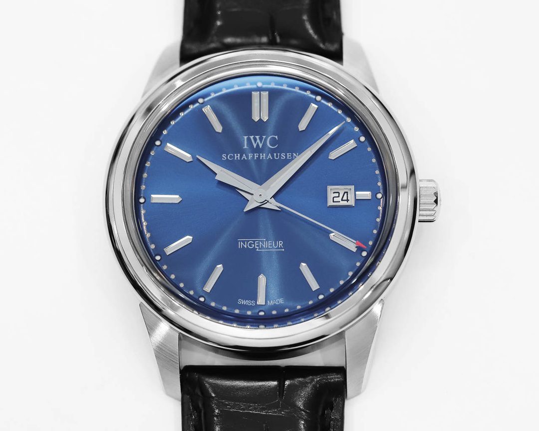 엔지니어 로렌스 스포츠 자선 재단 에디션 스틸 블루 다이얼 레더 스트랩 / IWS IW323310 / 42.5mm / 최고급 아시아 2824 기계식 무브먼트