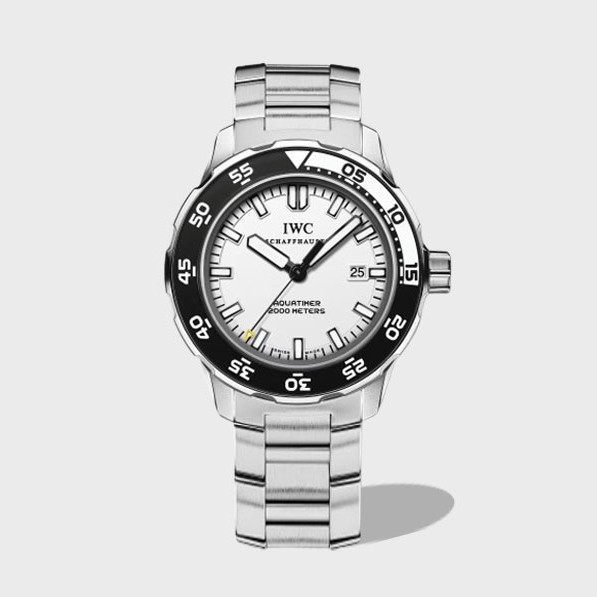 아쿠아타이머 스틸 화이트 다이얼 SS 브레이슬릿 / IWS IW356809 / 44mm / 크기 44mm Cal.2892 무브