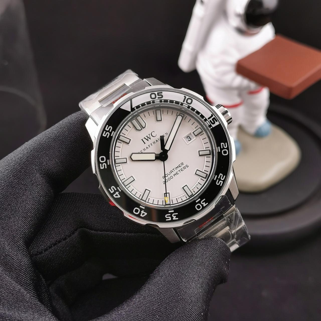 아쿠아타이머 스틸 화이트 다이얼 SS 브레이슬릿 / IWS IW356809 / 44mm / 크기 44mm Cal.2892 무브