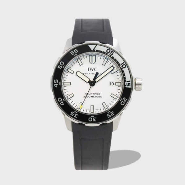 아쿠아타이머 스틸 화이트 다이얼 러버 스트랩 / IWS IW356811 / 44mm / 크기 44mm Cal.2892 무브