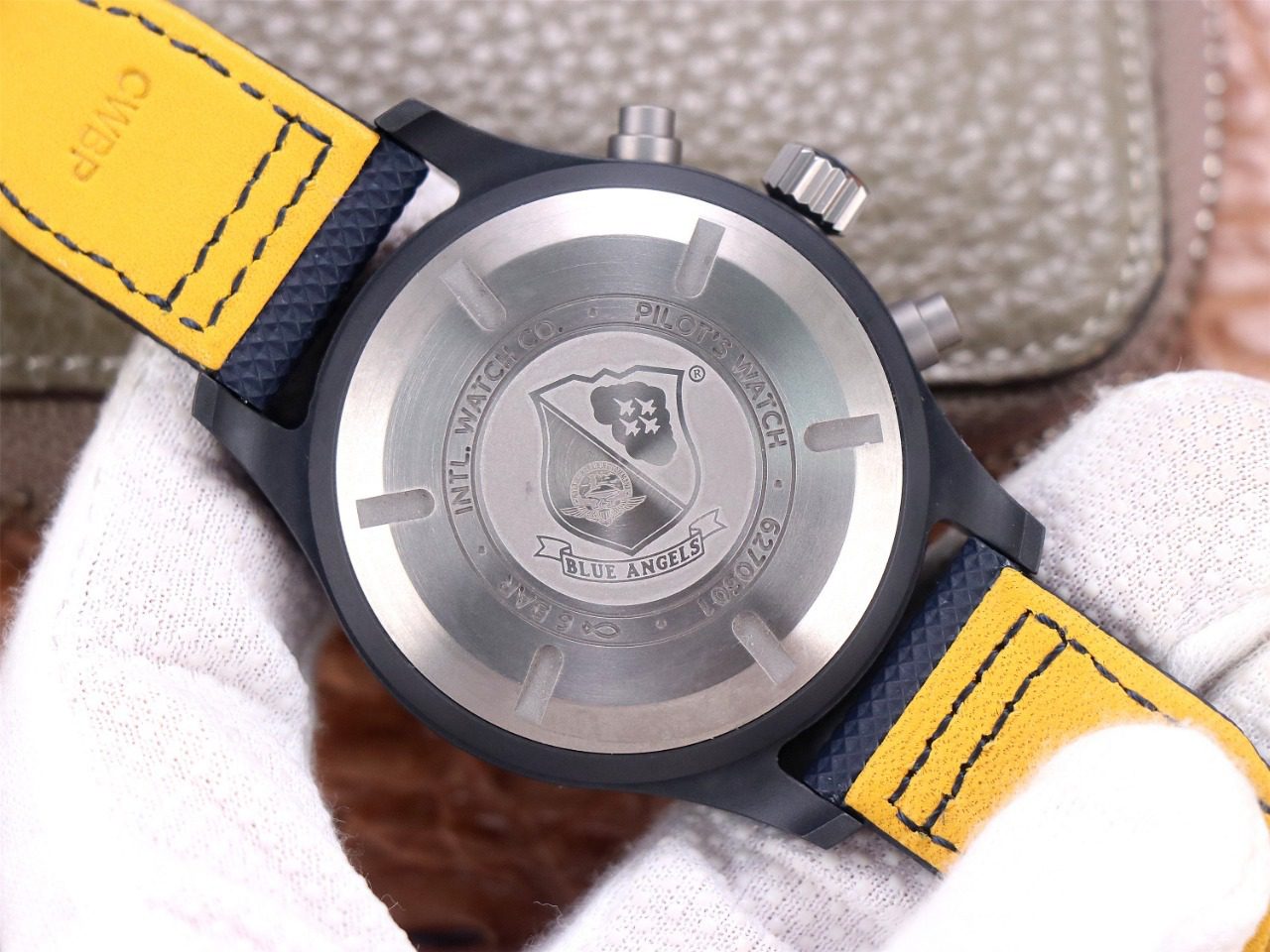 파일럿 크로노그래프 탑건 블루 엔젤 스페셜 에디션 / ZF IW389008 / 44mm / 크기 44mm 두께 16.5mm Cal.89361 무브
