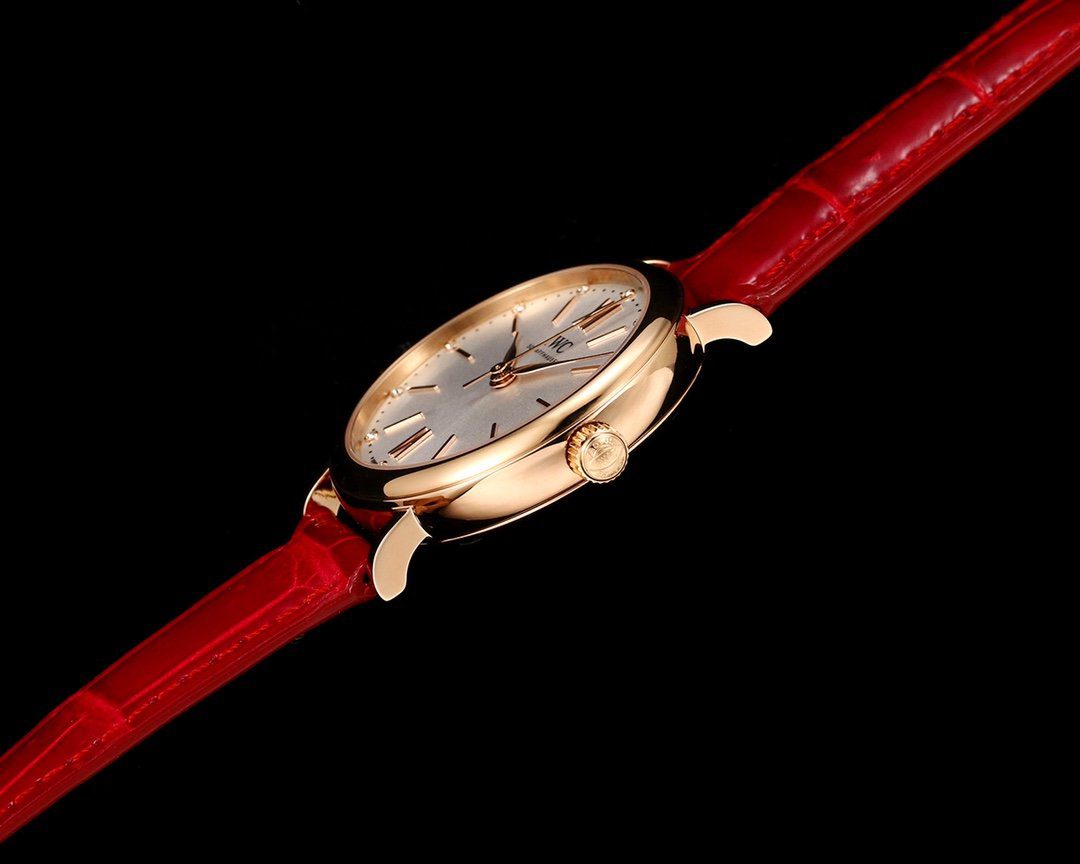 포르토피노 레이디 로즈골드 화이트 다이얼 레더 스트랩 / NR IW357401 / 34mm / 크기 34mm Cal.2892 무브