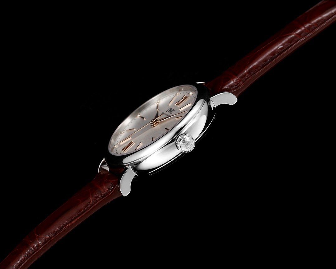 포르토피노 레이디 실버 화이트 다이얼 레더 스트랩 / NR IW357403 / 34mm / 크기 34mm Cal.2892 무브