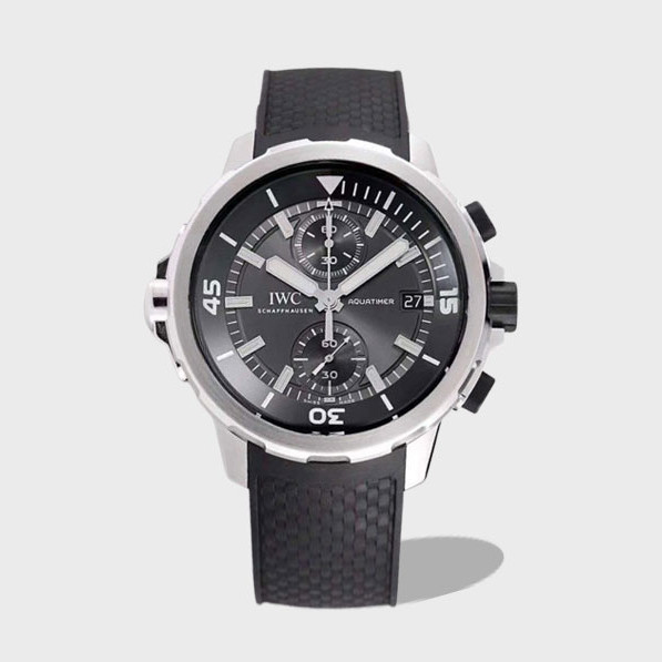 아쿠아타이머 크로노그래프 \"샤크\" 스페셜 에디션 러버 스트랩 / V6 IW379506 / 44mm / 크기 44mm Cal.7750 무브