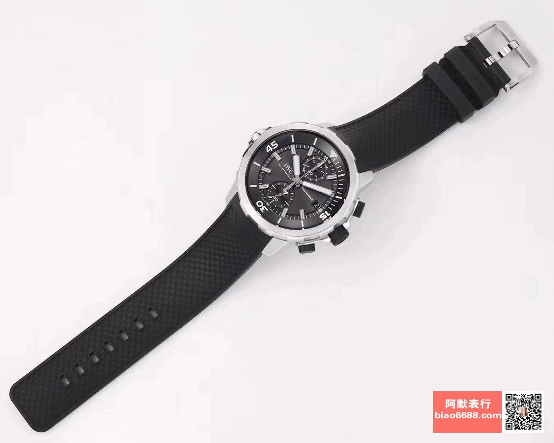 아쿠아타이머 크로노그래프 \"샤크\" 스페셜 에디션 러버 스트랩 / V6 IW379506 / 44mm / 크기 44mm Cal.7750 무브