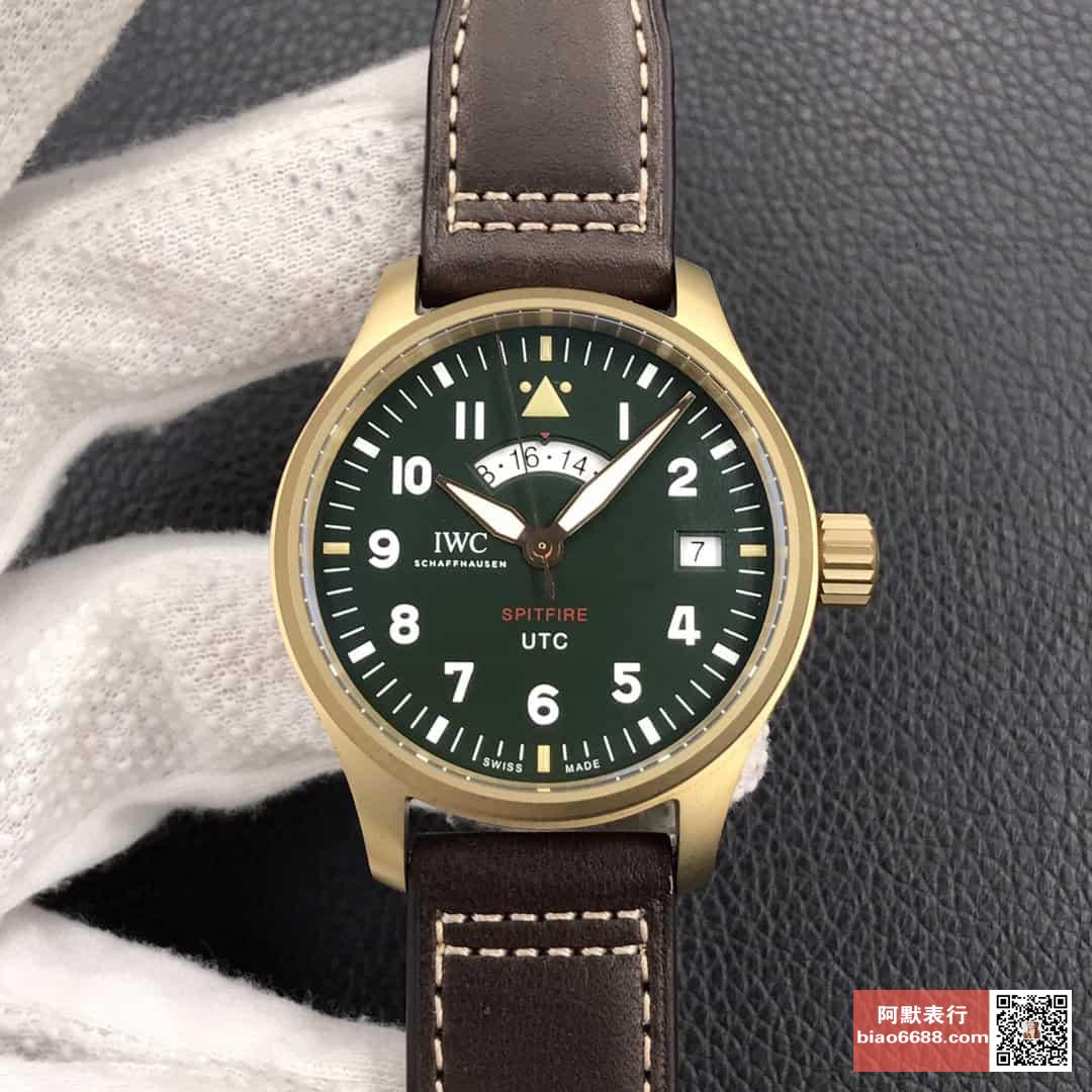 스핏파이어 파일럿 UTC 세계 표준시 \"MJ271\" 스페셜 에디션 레더 스트랩 / ZF IW327101 / 41mm / 청동케이스, 티타늄 합금 제작