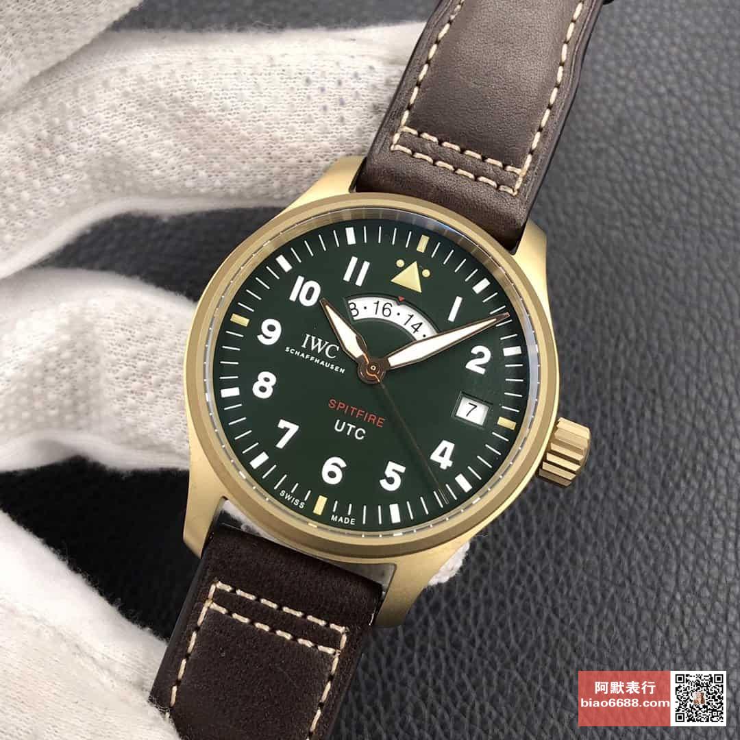 스핏파이어 파일럿 UTC 세계 표준시 \"MJ271\" 스페셜 에디션 레더 스트랩 / ZF IW327101 / 41mm / 청동케이스, 티타늄 합금 제작