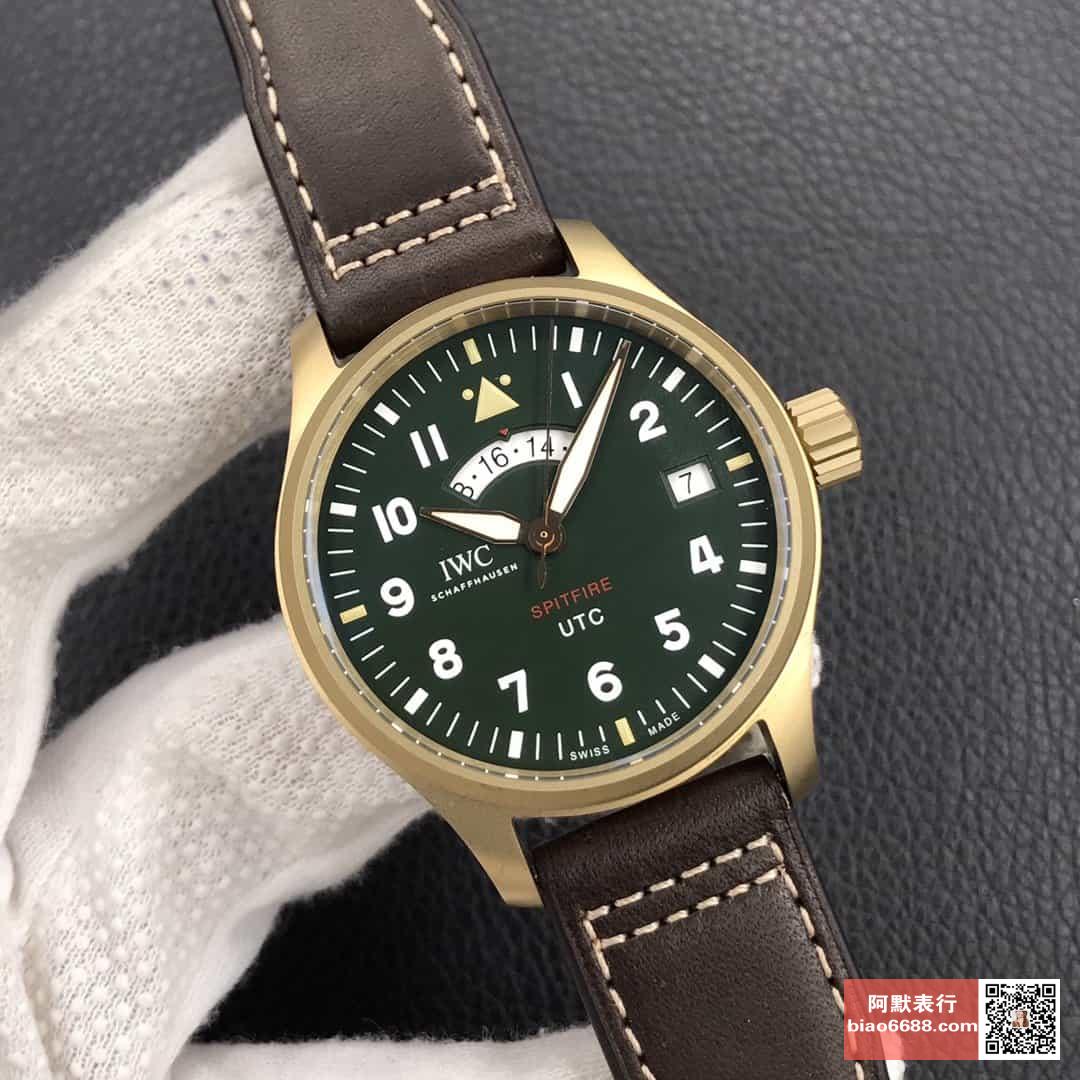 스핏파이어 파일럿 UTC 세계 표준시 \"MJ271\" 스페셜 에디션 레더 스트랩 / ZF IW327101 / 41mm / 청동케이스, 티타늄 합금 제작