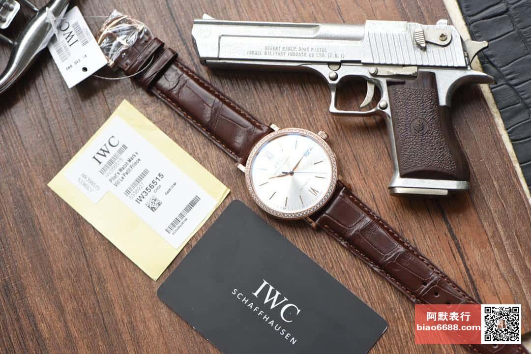 포르토피노 다이아베젤 로즈골드 화이트 다이얼 레더 스트랩 / V7 IW356515 / 40mm / Cal.2892 무브 , 40mm