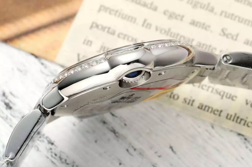 블루 벌룬 다이아 다이얼 베젤 스틸 SS 브레이슬릿 / AF WSBB0015 / 33mm / SEIKO NH05A 21J 자동 무브먼트
