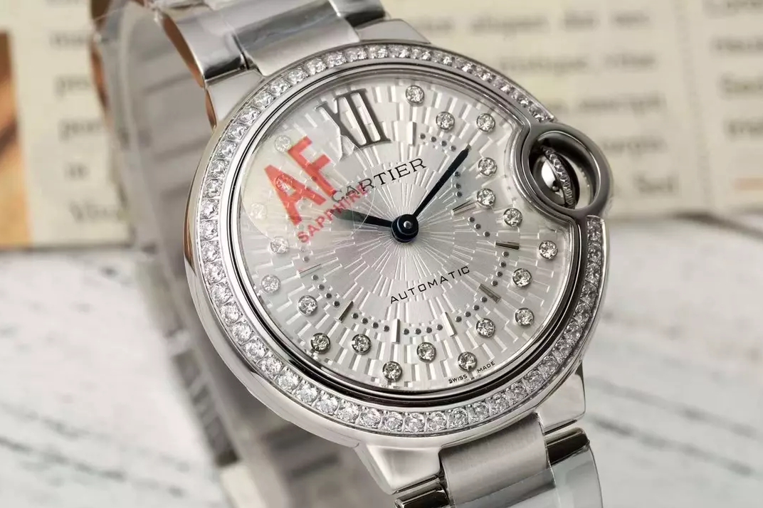블루 벌룬 다이아 다이얼 베젤 스틸 SS 브레이슬릿 / AF WSBB0015 / 33mm / SEIKO NH05A 21J 자동 무브먼트