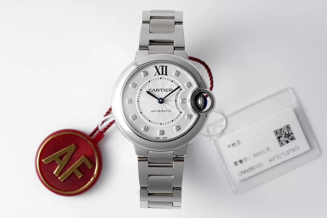 발롱 블루 드 까르띠에 다이아 다이얼 33mm 여성용시계 / AF WSBB0021 / 33mm / 정품과 99% 동일한 퀄리티 , NH05오토매틱 무브