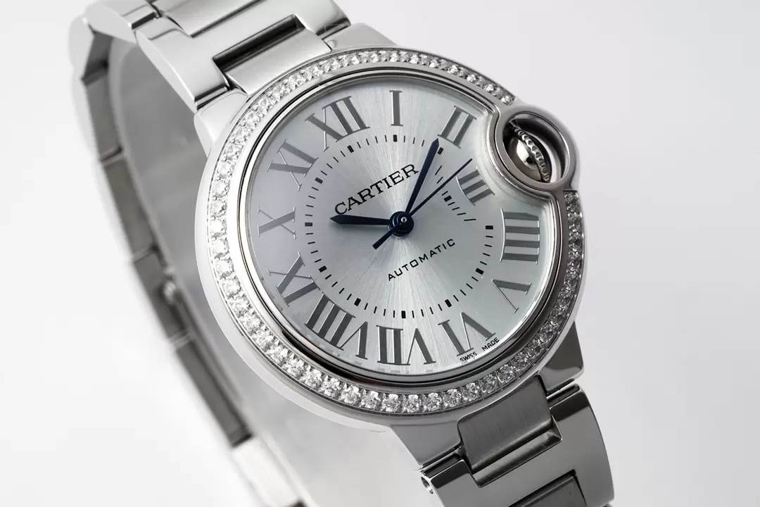 발롱 블루 드 까르띠에 다이아 베젤 33mm 여성용시계 / AF W4BB0028 / 33mm / 정품과 99% 동일한 퀄리티 , NH05오토매틱 무브