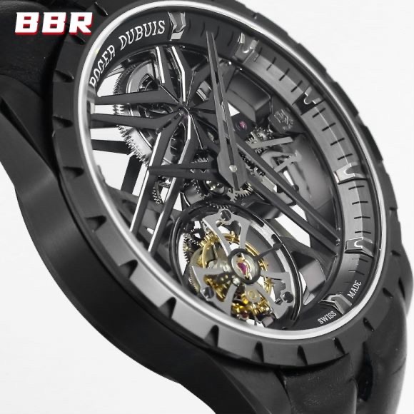 엑스칼리버 싱글 플라잉 투르비옹 블랙 / BBR RDDBEX0889 / 42mm / 플라잉 뚜르비옹 99% 구현, 맞춤형 RD505SQ 수동 와인딩 무브먼트
