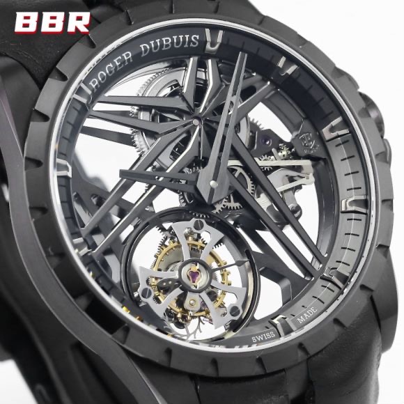 엑스칼리버 싱글 플라잉 투르비옹 블랙 / BBR RDDBEX0889 / 42mm / 플라잉 뚜르비옹 99% 구현, 맞춤형 RD505SQ 수동 와인딩 무브먼트