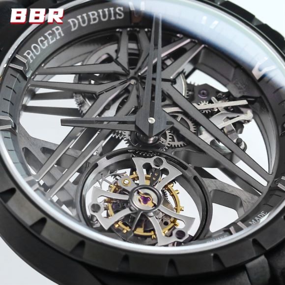 엑스칼리버 싱글 플라잉 투르비옹 블랙 / BBR RDDBEX0889 / 42mm / 플라잉 뚜르비옹 99% 구현, 맞춤형 RD505SQ 수동 와인딩 무브먼트