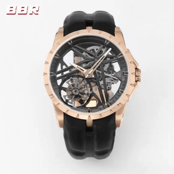 엑스칼리버 싱글 플라잉 투르비옹 로즈골드 / BBR RDDBEX0836 / 42mm / 플라잉 뚜르비옹 99% 구현, 맞춤형 RD505SQ 수동 와인딩 무브먼트
