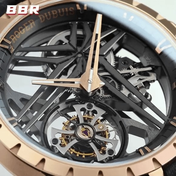 엑스칼리버 싱글 플라잉 투르비옹 로즈골드 / BBR RDDBEX0836 / 42mm / 플라잉 뚜르비옹 99% 구현, 맞춤형 RD505SQ 수동 와인딩 무브먼트