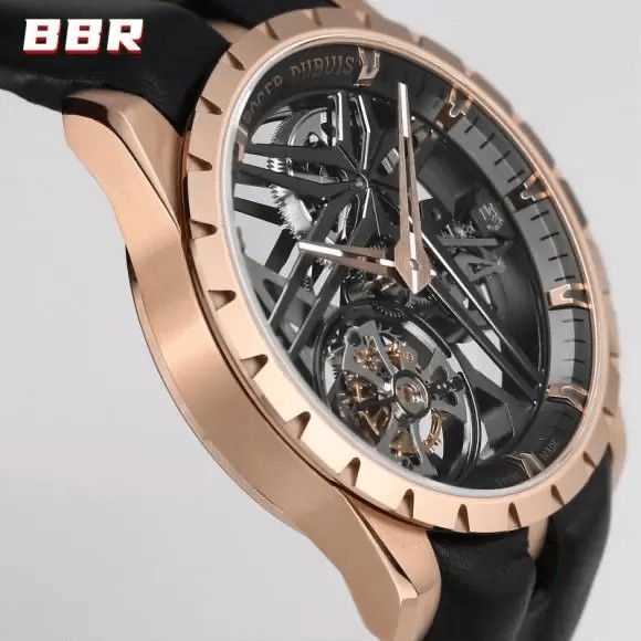 엑스칼리버 싱글 플라잉 투르비옹 로즈골드 / BBR RDDBEX0836 / 42mm / 플라잉 뚜르비옹 99% 구현, 맞춤형 RD505SQ 수동 와인딩 무브먼트