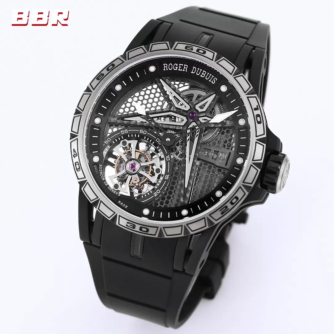 엑스칼리버 스파이더 투르비옹 티타늄 / BBR RDDBEX0815 / 45mm / 슈퍼 클론 아시안 RD505SQ 스켈레톤 수동 와인딩 투르비용 무브먼트