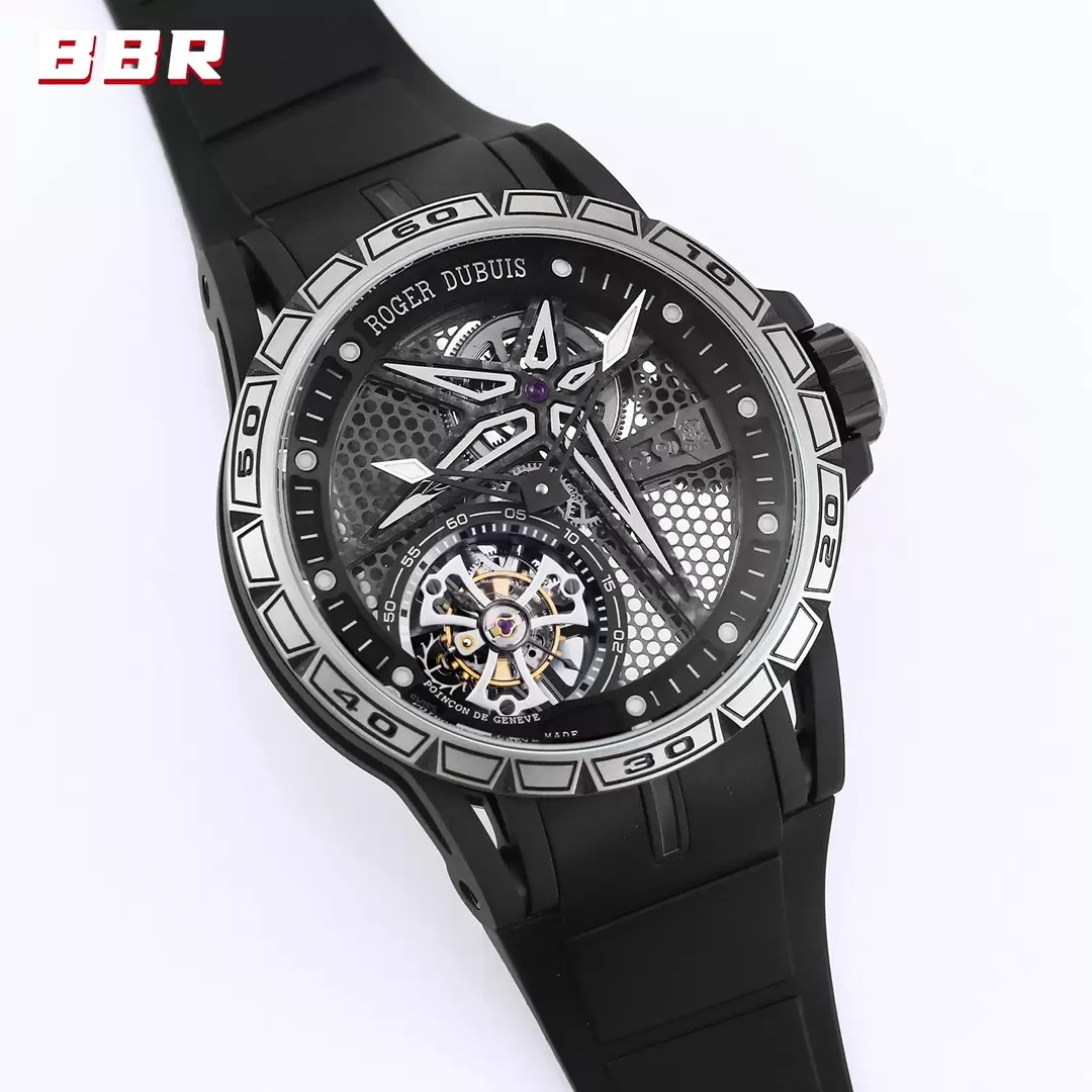 엑스칼리버 스파이더 투르비옹 티타늄 / BBR RDDBEX0815 / 45mm / 슈퍼 클론 아시안 RD505SQ 스켈레톤 수동 와인딩 투르비용 무브먼트