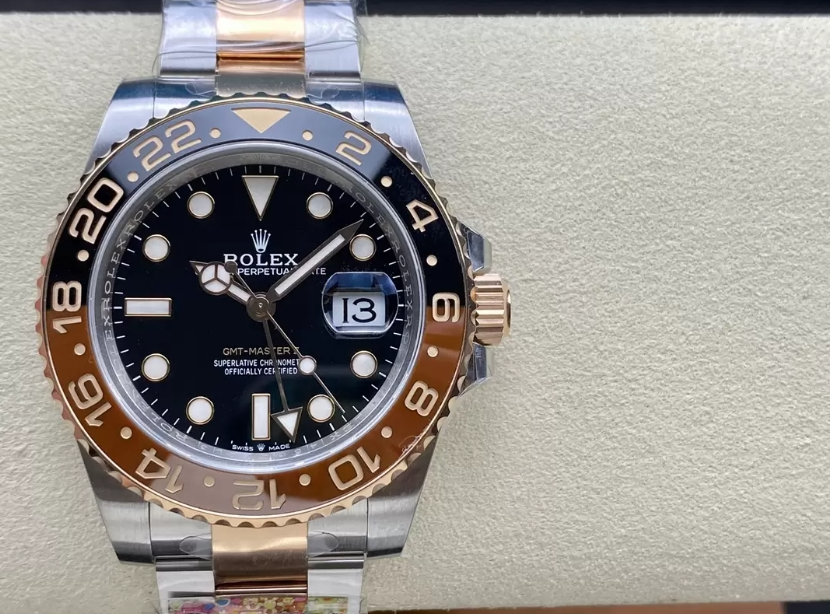 GMT 마스터2 루트비어 콤비 /CLEAN 126711 CHNR /40mm /아시아 상하이 슈퍼 클론 3285 자동 GMT 무브먼트
