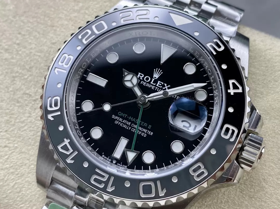 GMT 마스터2 브루스 웨인 쥬빌레 /ARF 126710 GRNR /40mm /Asian Super Clone 3285 자동 무브먼트