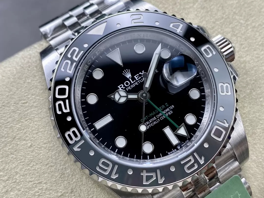 GMT 마스터2 브루스 웨인 쥬빌레 /ARF 126710 GRNR /40mm /Asian Super Clone 3285 자동 무브먼트