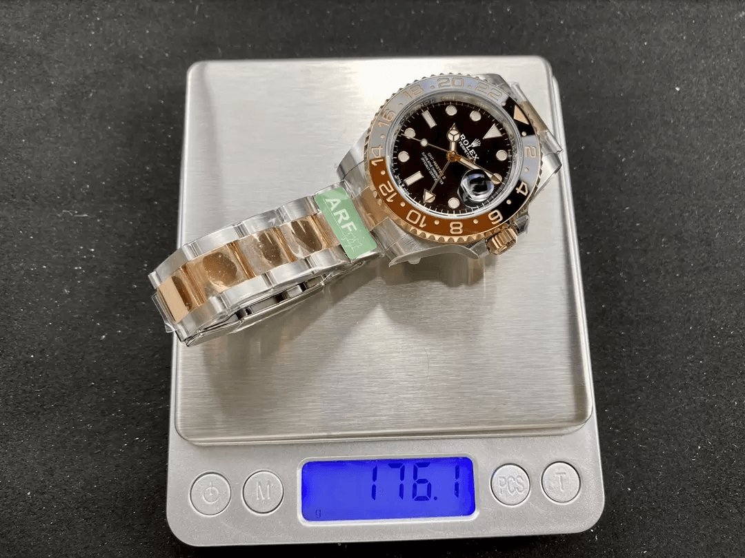 GMT 마스터2 루트비어 콤비 /ARF 126711 CHNR /40mm /텅스텐 정품 무게 동일, 3285무브