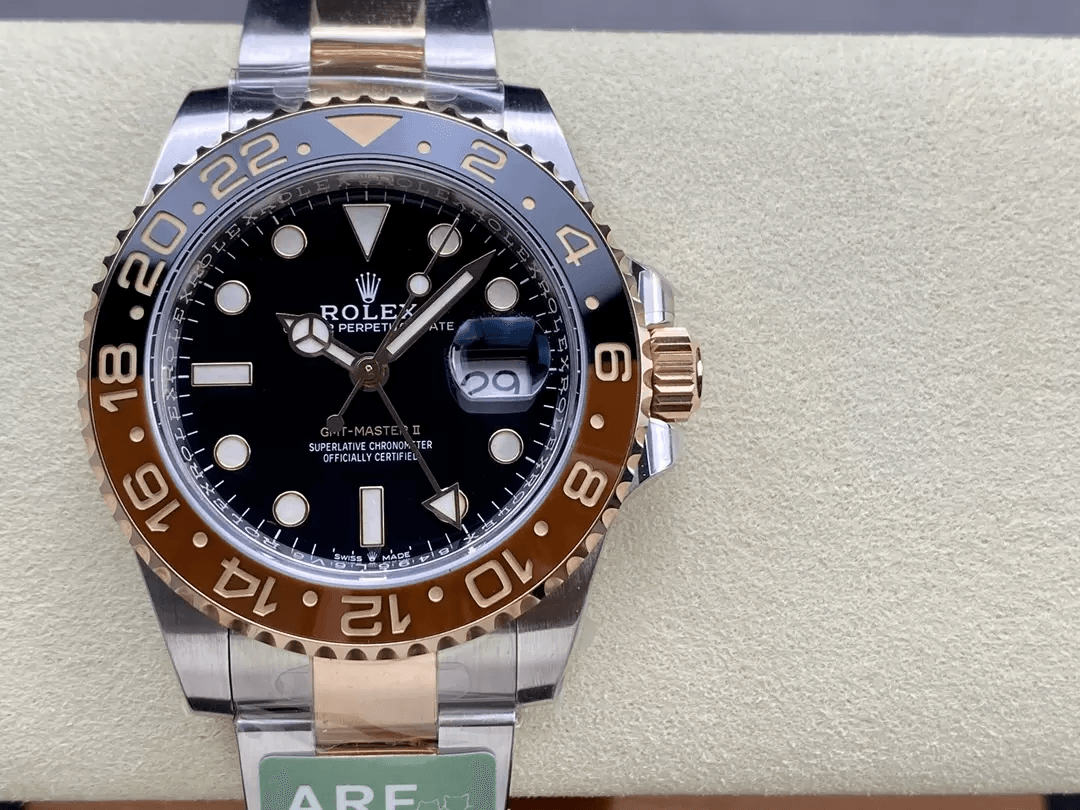 GMT 마스터2 루트비어 콤비 /ARF 126711 CHNR /40mm /텅스텐 정품 무게 동일, 3285무브