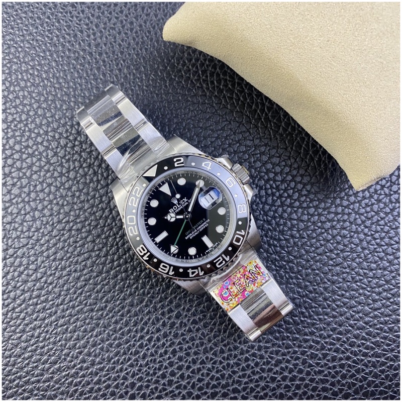 GMT 마스터2 검판 스틸 오이스터 /CLEAN 116710LN /40mm /3186 자동 기계식 무브먼트