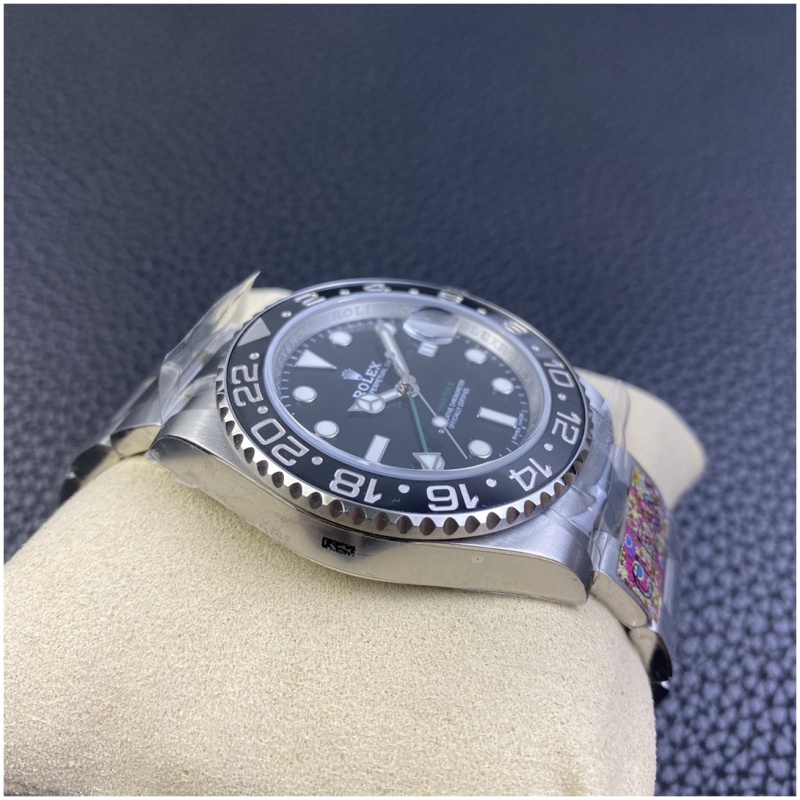 GMT 마스터2 검판 스틸 오이스터 /CLEAN 116710LN /40mm /3186 자동 기계식 무브먼트