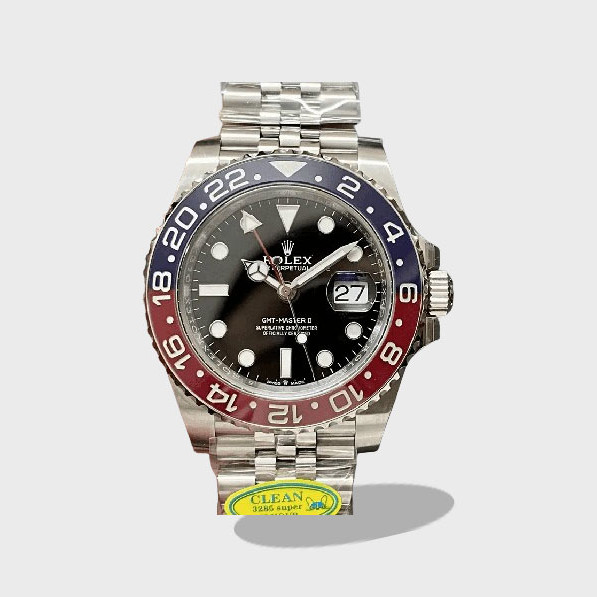 GMT마스터2 펩시 V3 쥬빌레 /CLEAN /40mm /단동 3285무브 /12mm 두께