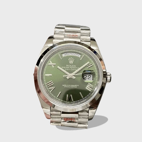데이데이트 화골 그린 스무스 베젤 /QF /40mm m228238 /2836무브먼트 /183g