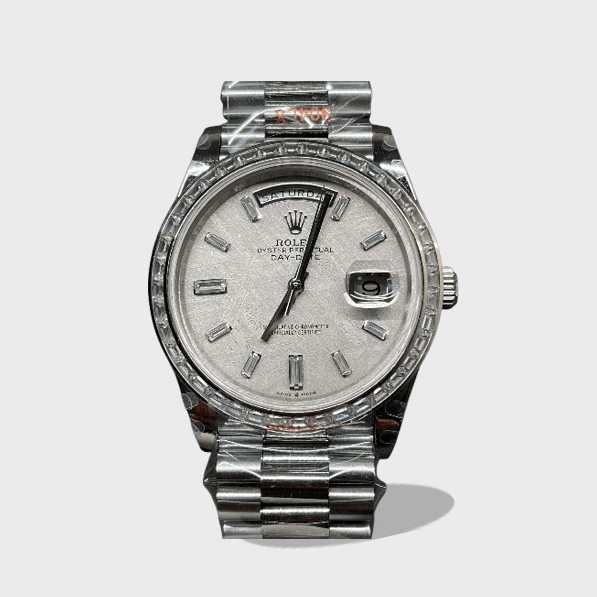 데이데이트 메테오 다이얼 다이아 베젤 /GM /40mm V3/2836무브 /173g