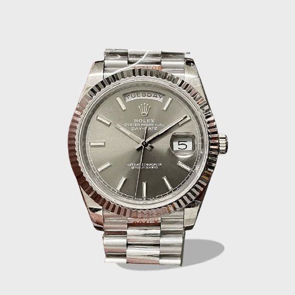데이데이트 그레이 다이얼 텅스텐 /GM /40mm V3/2836무브 /173g