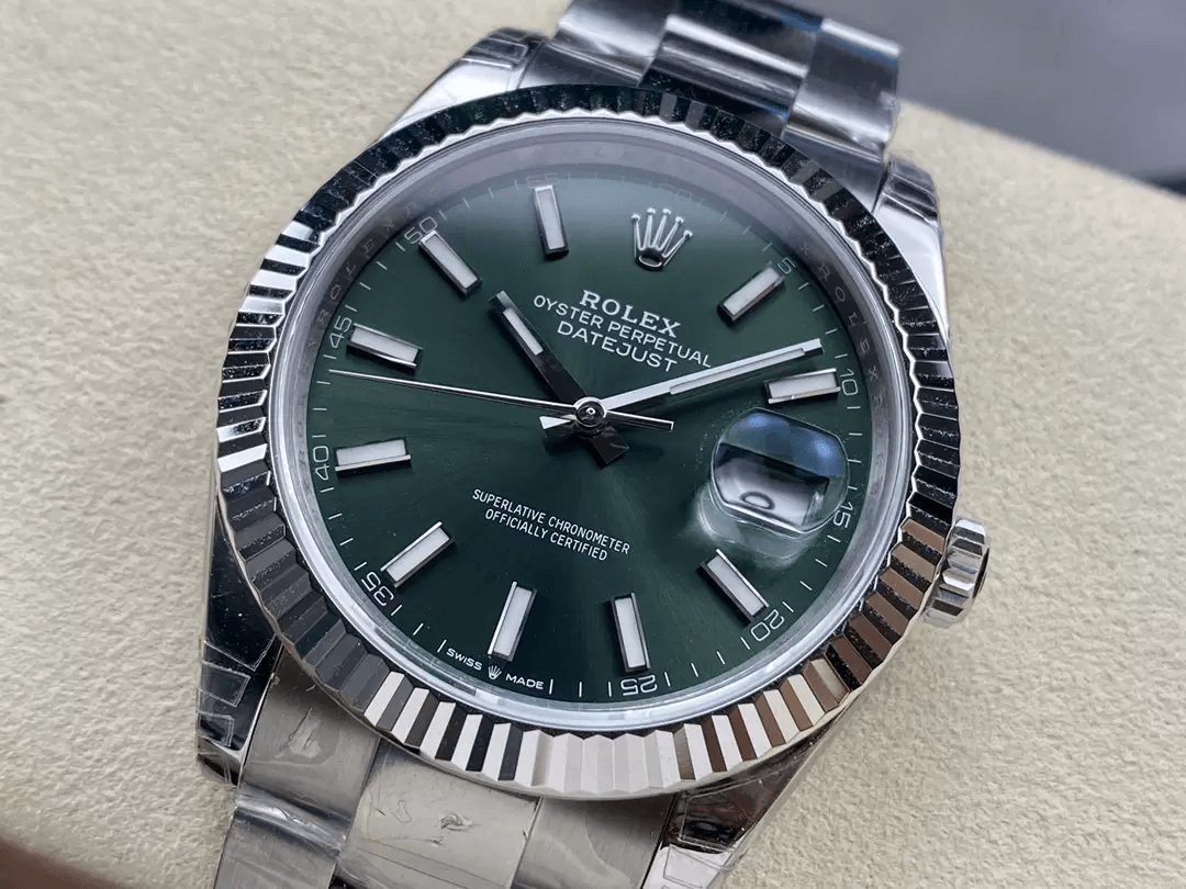 데이저스트 녹판 다이얼 바인덱스 SS 오이스터 / VS 126334 / 41mm / VSF Super Clone 3235 자동 무브먼트, 28800vph, 72시간 풀 파워 리저브