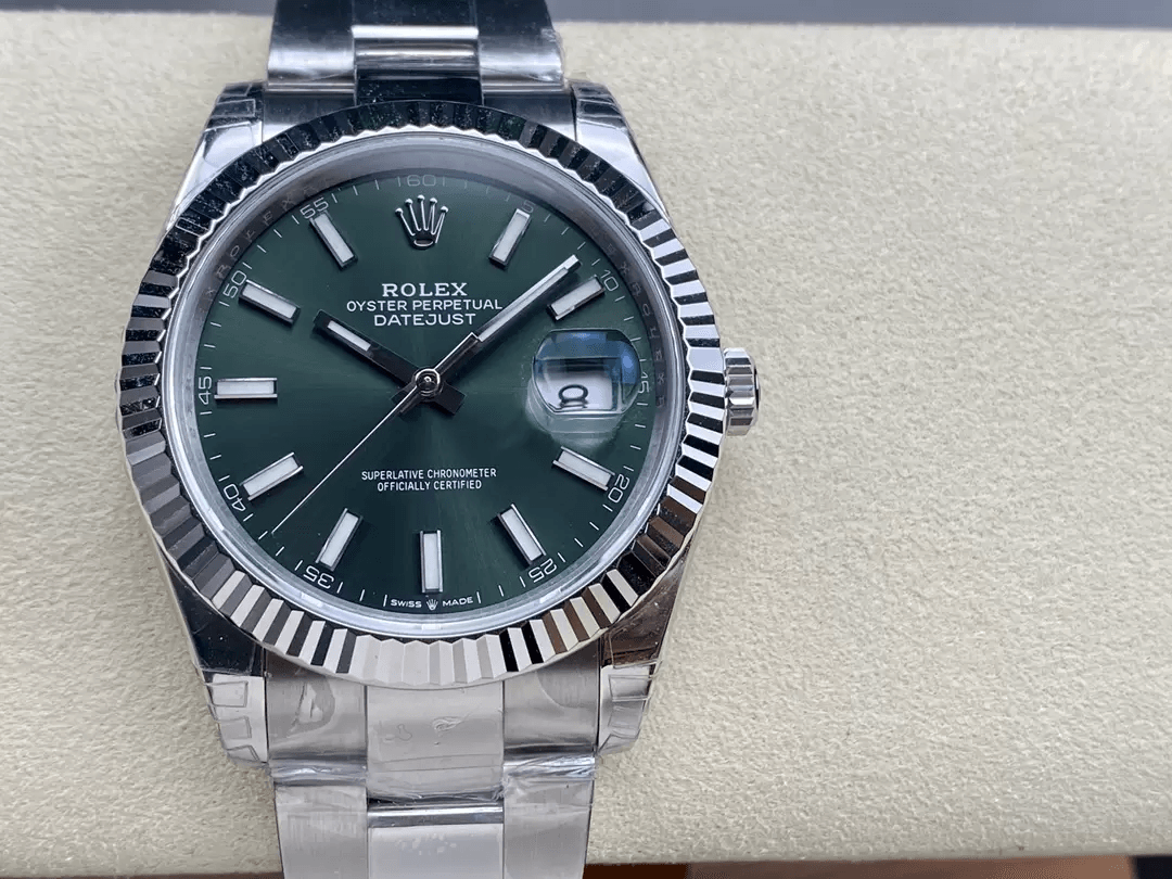 데이저스트 녹판 다이얼 바인덱스 SS 오이스터 / VS 126334 / 41mm / VSF Super Clone 3235 자동 무브먼트, 28800vph, 72시간 풀 파워 리저브