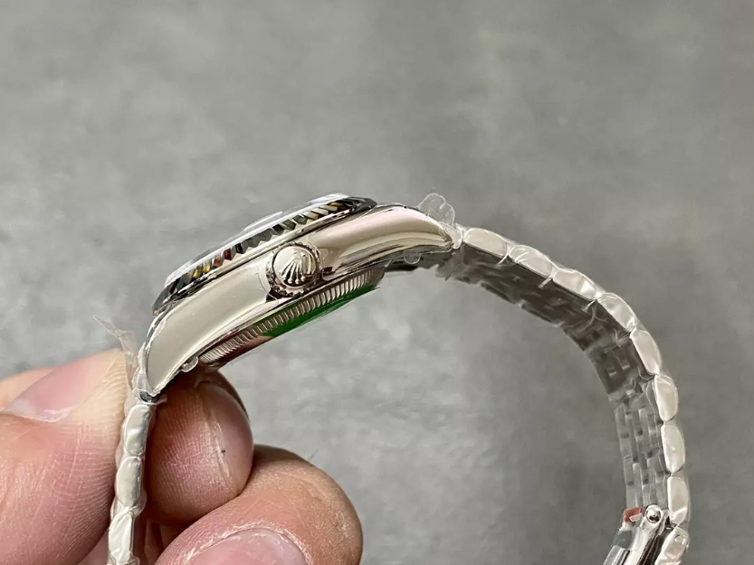 레이디 데이저스트 그레이 로만 다이얼 실버 / GS 279173 / 28mm / 아시아 2671 자동 무브먼트, 28800bph