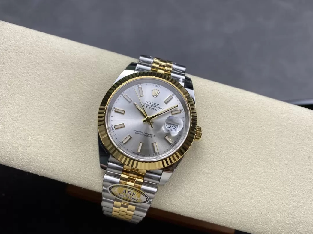 데이저스트 실버 스틱 다이얼 콤비 쥬빌레 / ARF 126333-0016 / 41mm / 업그레이드! 3235 무브먼트가 이제 ARF Factory의 새로운 41mm Datejust 시리즈에서 사용 가능