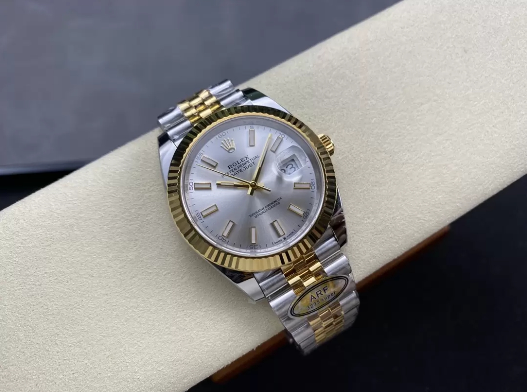 데이저스트 실버 스틱 다이얼 콤비 쥬빌레 / ARF 126333-0016 / 41mm / 업그레이드! 3235 무브먼트가 이제 ARF Factory의 새로운 41mm Datejust 시리즈에서 사용 가능