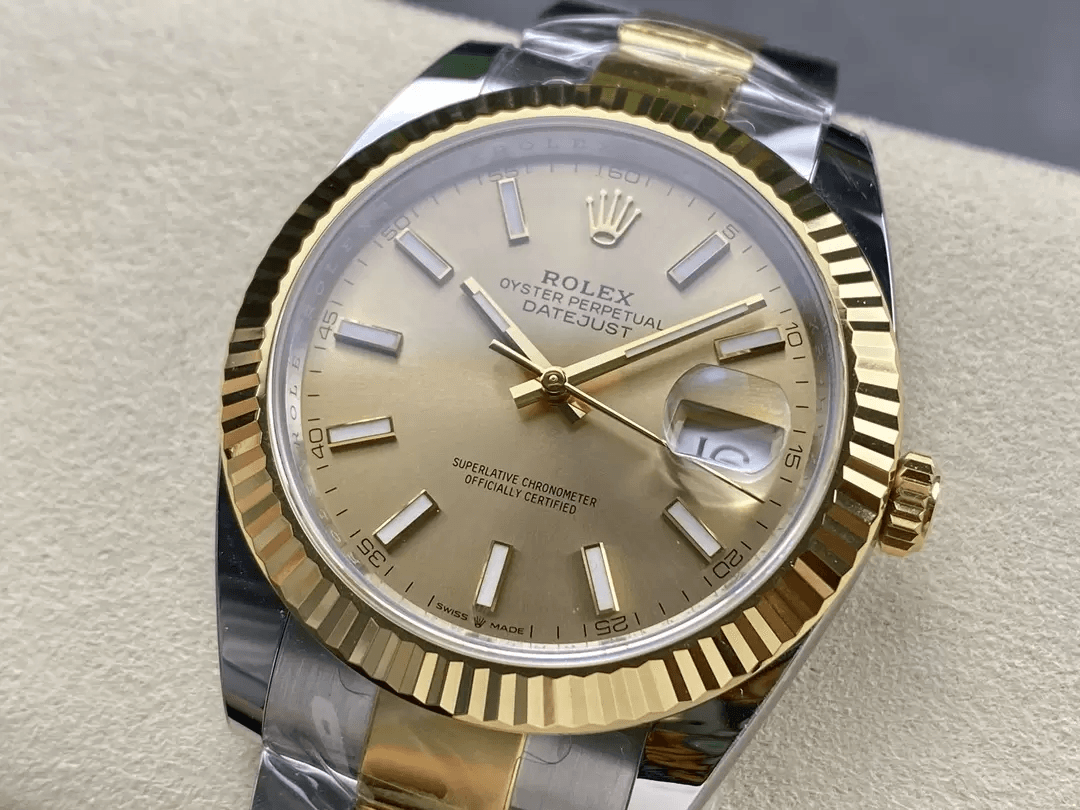 데이저스트 샴폐인 다이얼 콤비 오이스터 / ARF / 41mm / 3235무브, 두께 11.8mm