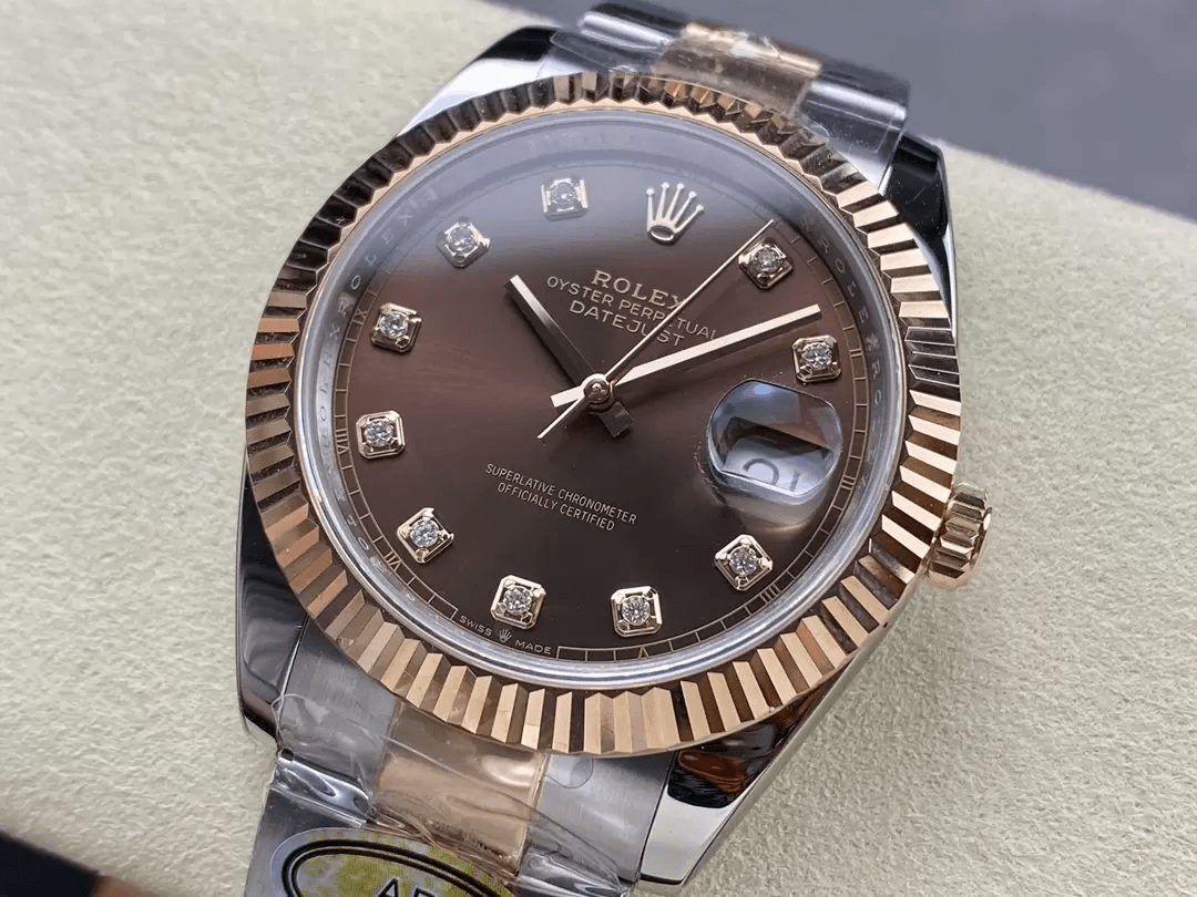 데이저스트 브라운 10P 다이얼 오이스터 / ARF / 41mm / 3235무브, 두께 11.8mm