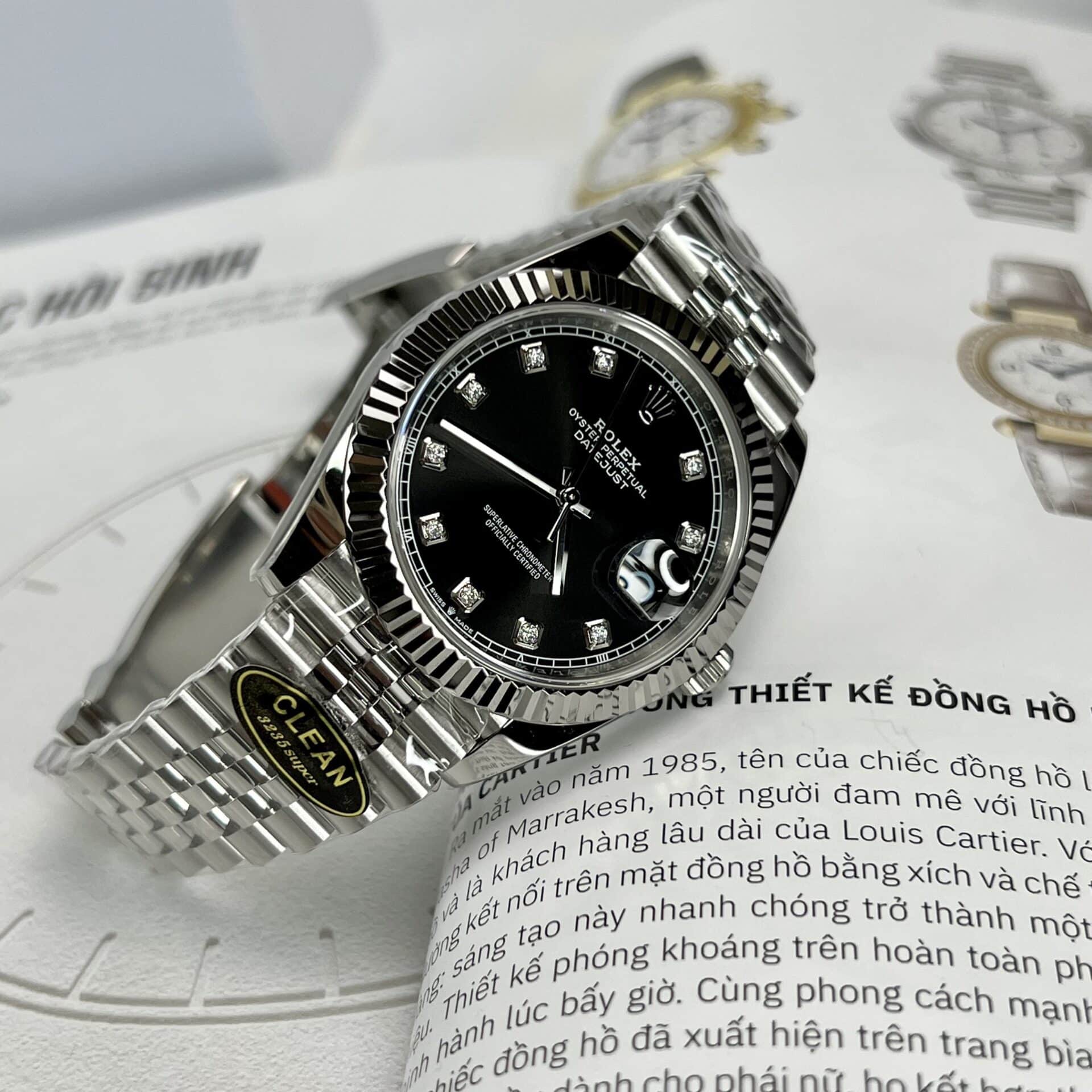 데이저스트 검판 10P 다이얼 / CLEAN 126334 / 41mm / 3235 무브먼트, 41mmx11.8mm