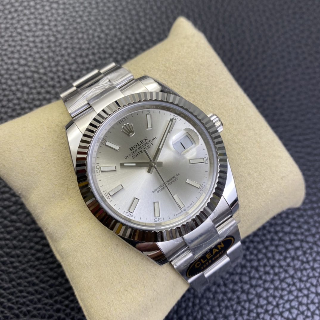 데이저스트 실버 오이스터 126334 / CLEAN 126334 / 41mm / 3235 무브먼트, 41mmx11.8mm