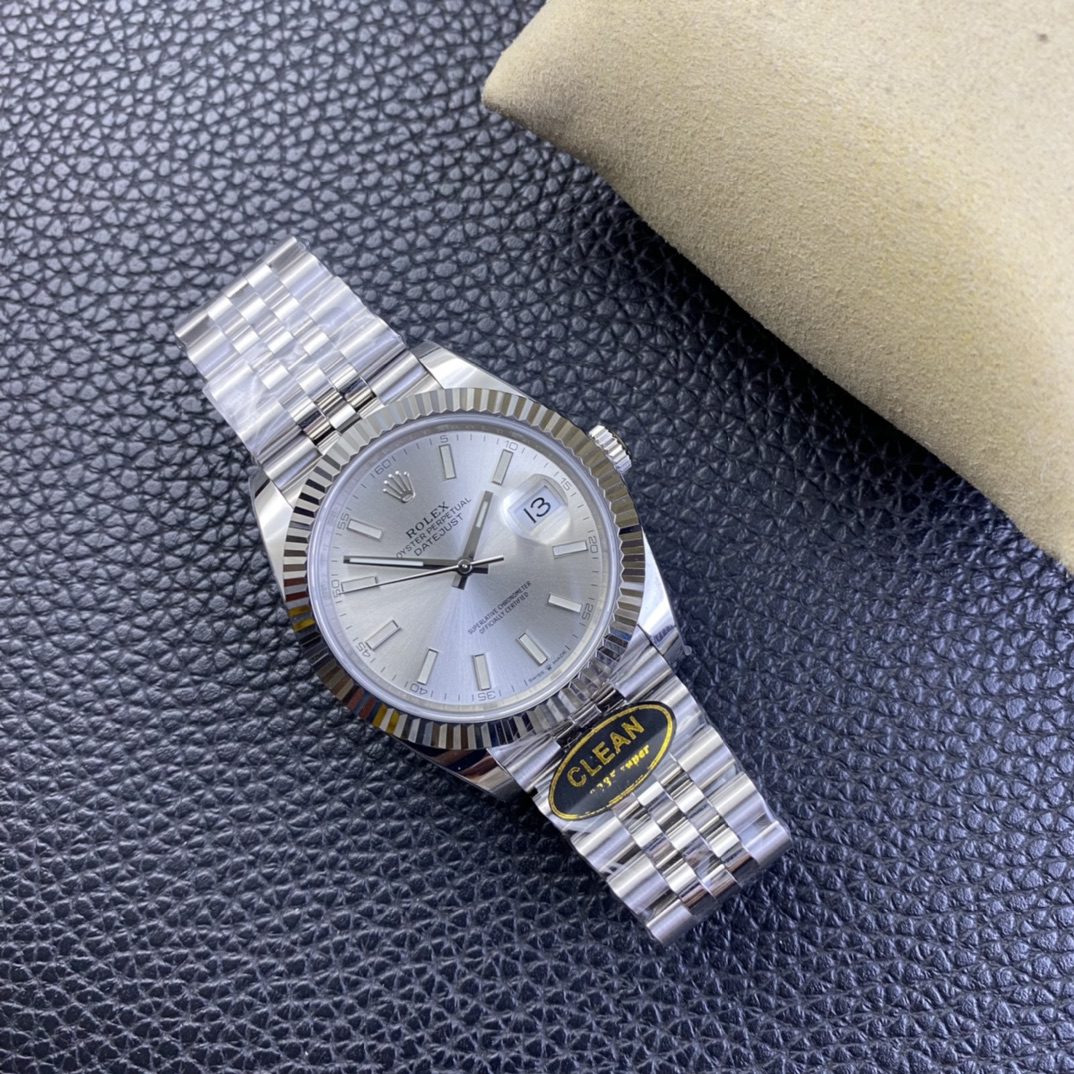 데이저스트 실버 쥬빌레 126334 / CLEAN 126334 / 41mm / 3235 무브먼트, 41mmx11.8mm