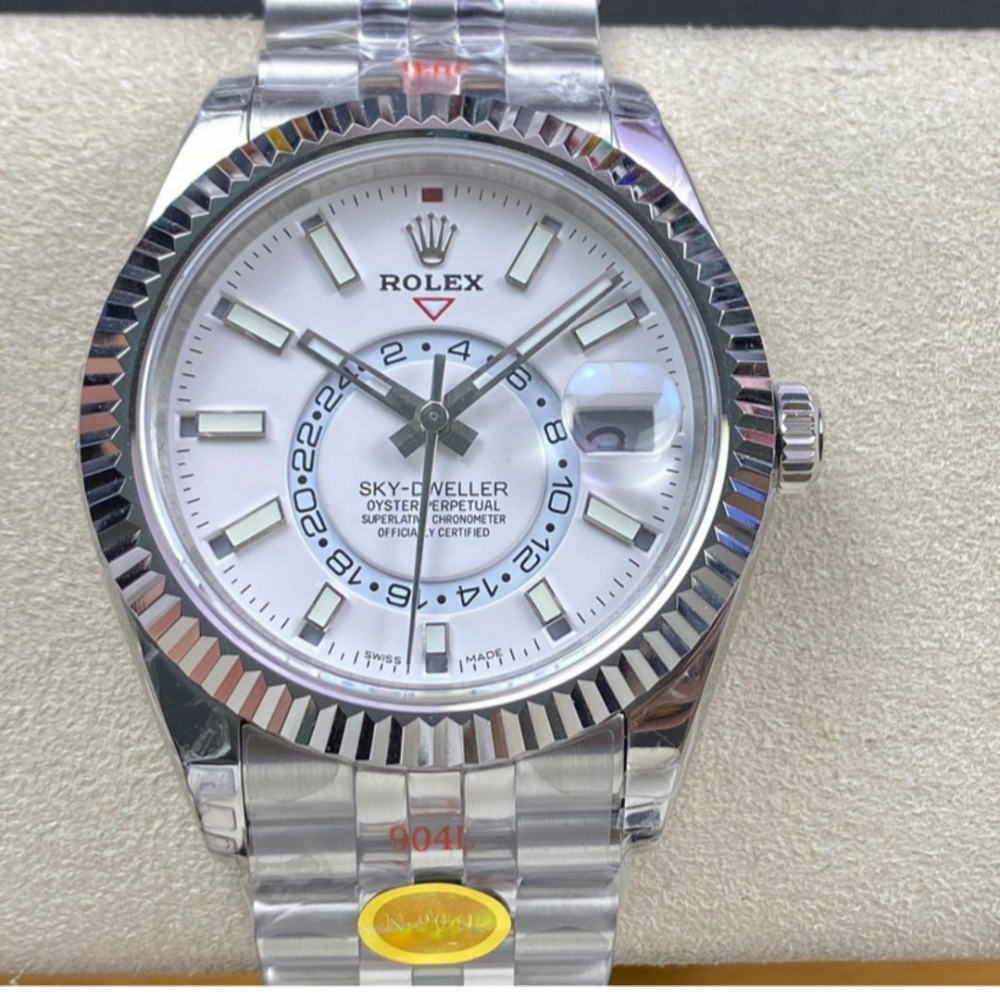 스카이드웰러 오이스터 화이트 쥬빌레 / NOOB V2 336934 / 42mm / 9001