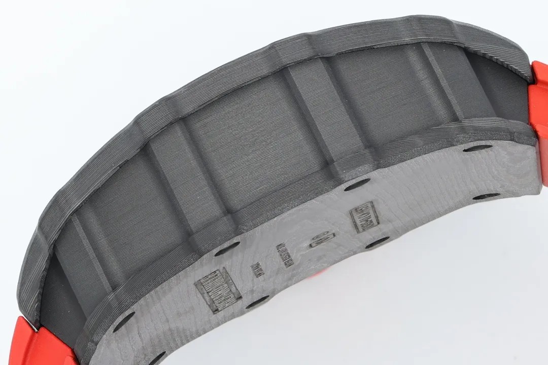 카본 케이스 레드 러버 스트랩 오토매틱 / ZF RM35-01 / 49.9X43mm, 슈퍼클론 - 자동, 사파이어 세라믹